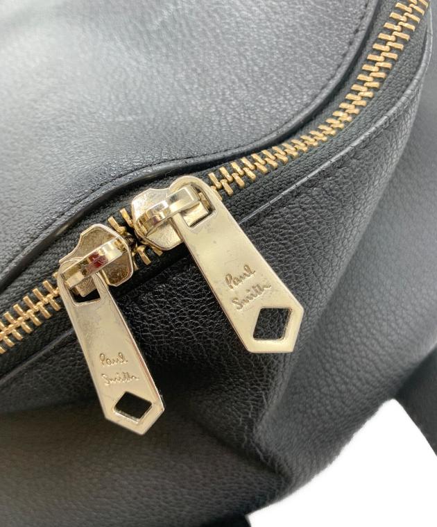 中古・古着通販】PAUL SMITH (ポールスミス) レザーリュック ブラック