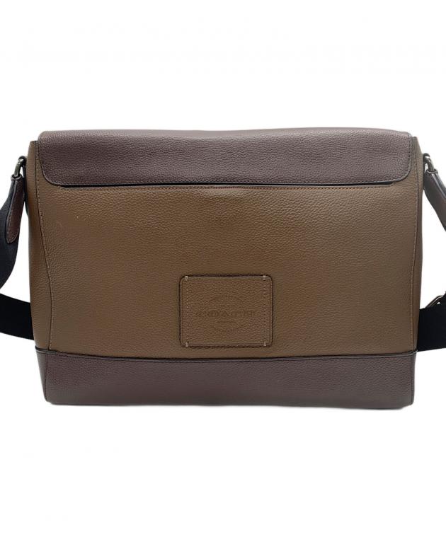 中古・古着通販】COACH (コーチ) メッセンジャーバッグ ブラウン