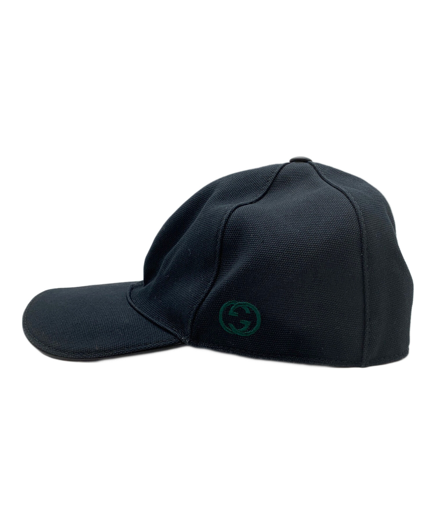 中古・古着通販】GUCCI (グッチ) キャップ ブラック｜ブランド・古着