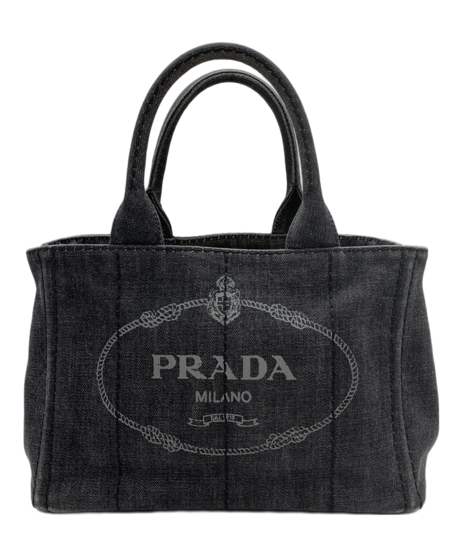 中古・古着通販】PRADA (プラダ) カナパ2WAYショルダーバッグ グレー