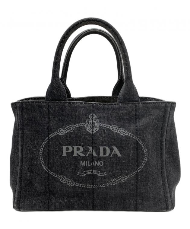 中古・古着通販】PRADA (プラダ) カナパ2WAYショルダーバッグ グレー