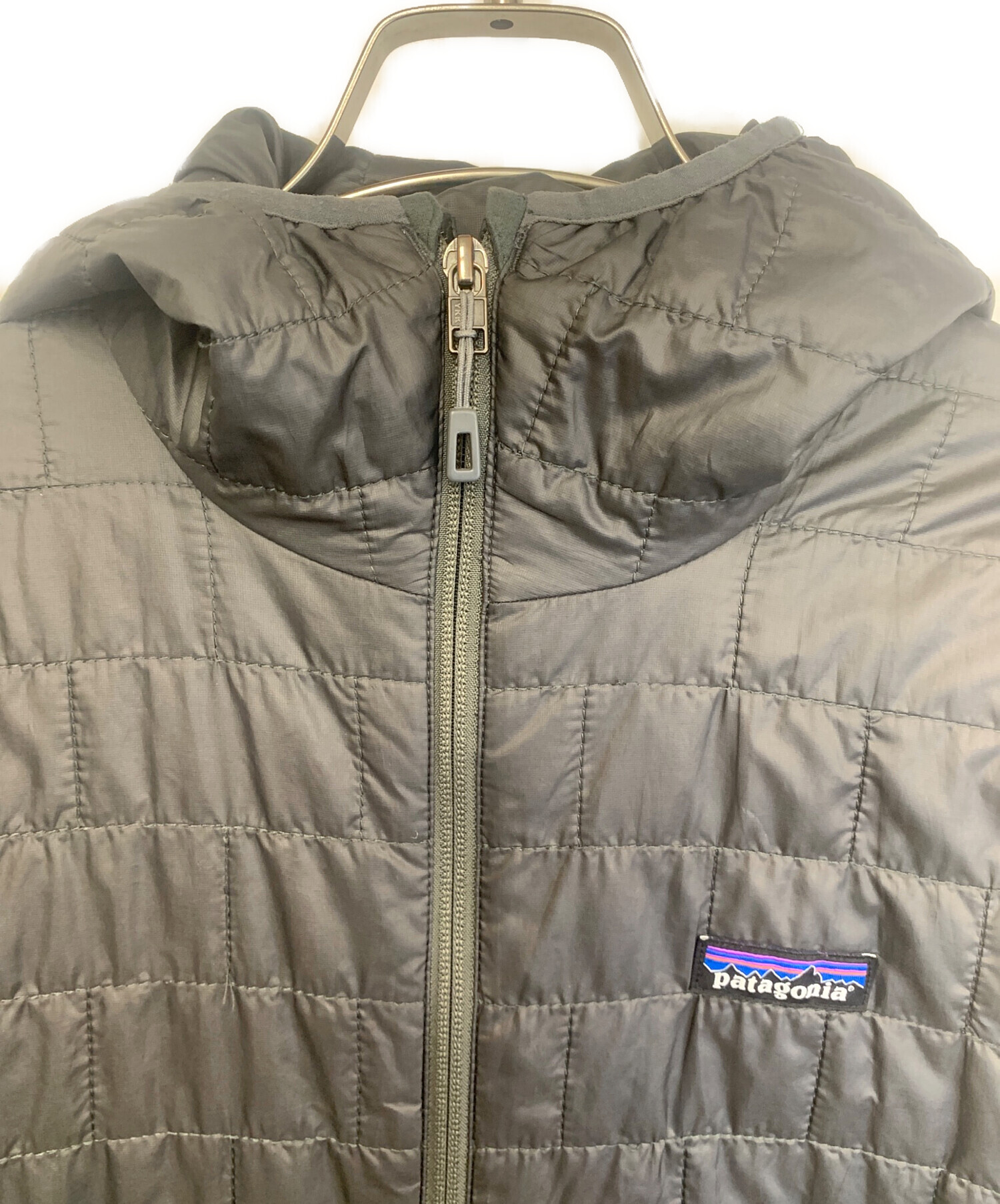 中古・古着通販】Patagonia (パタゴニア) ナノパフフーディ グレー 