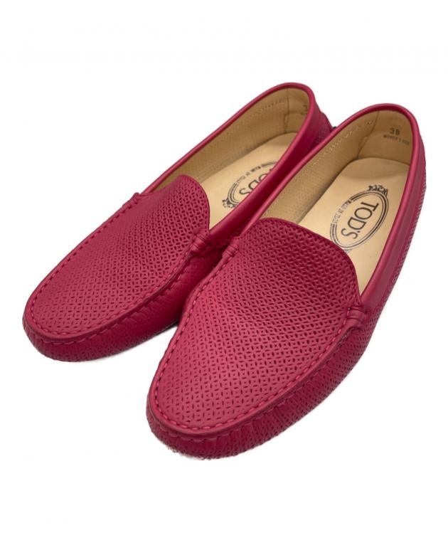 ✨ほぼ新品✨TOD'S ドライビングシューズ スエード ローファー ピンク 中古・古着通販】TOD'S (トッズ) ドライビングシューズ ピンク サイズ