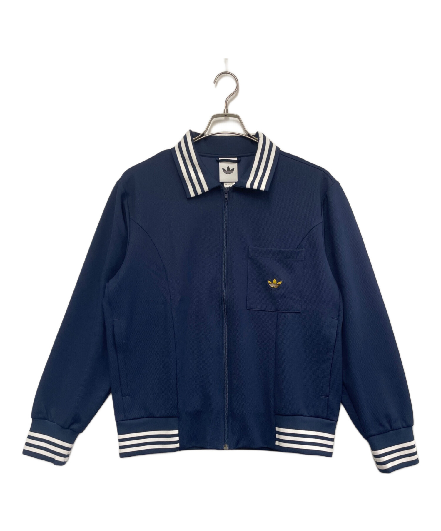 中古・古着通販】adidas (アディダス) RETRO COLLAR TJ ネイビー
