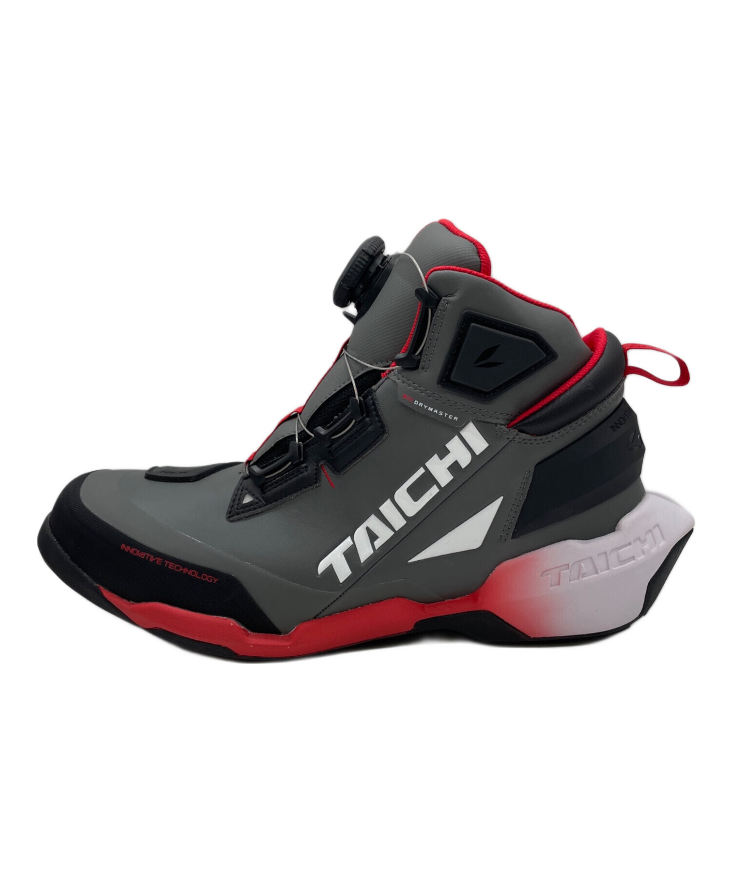 TAICHI出品 中古・古着通販】TAICHI (タイチ) ライディングシューズ グレー×レッド