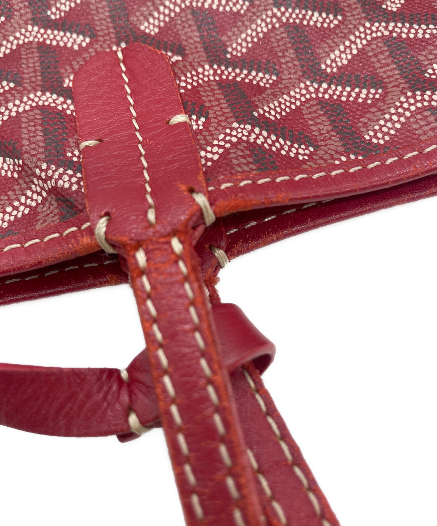 中古・古着通販】GOYARD (ゴヤール) サンルイPM レッド｜ブランド