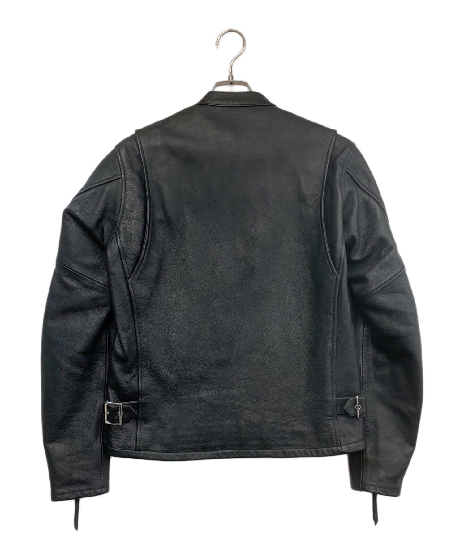 中古・古着通販】KADOYA (カドヤ) レザージャケット ブラック サイズ:M