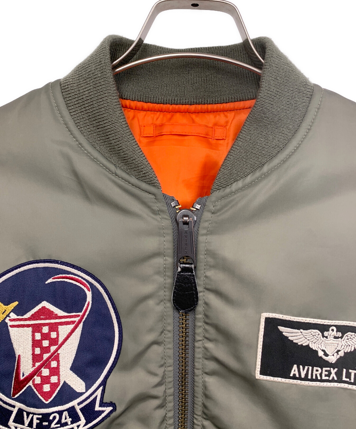 中古・古着通販】AVIREX (アヴィレックス) MA-1ジャケット オリーブ