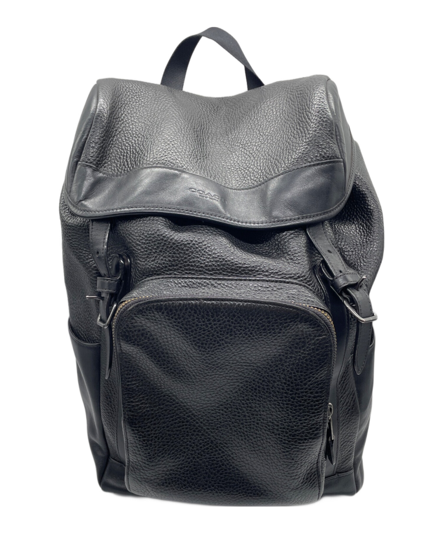 中古・古着通販】COACH (コーチ) ヘンリーリュックサック ブラック