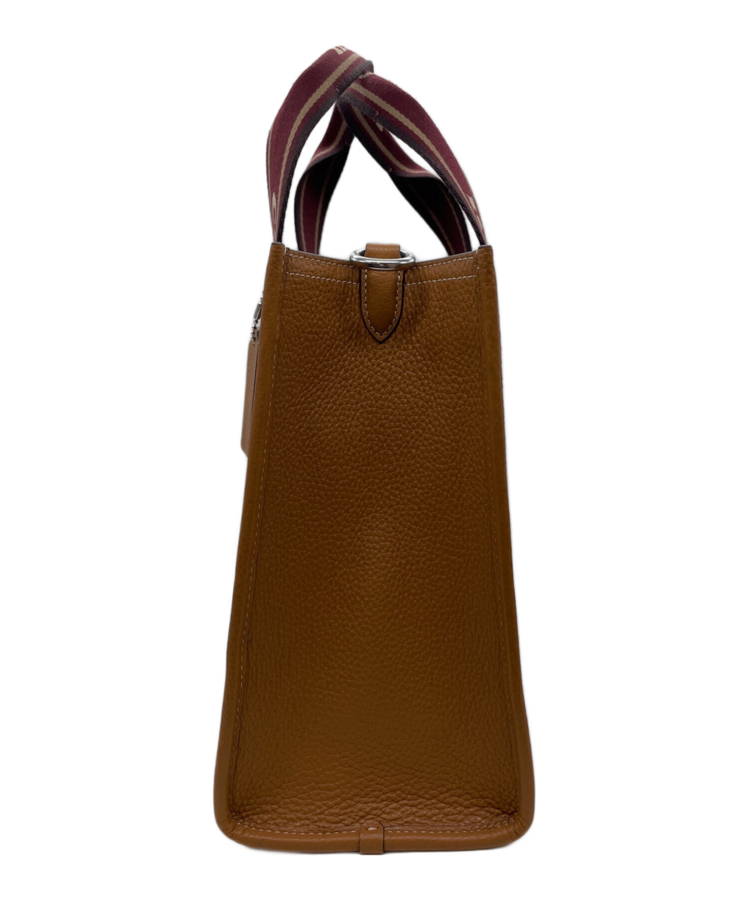 【美品】COACH ビジネスバッグ 2way キャメル 大人気】 COACH コーチ キャメル オールレザー トートバッグ ケルシー