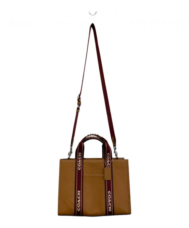 中古・古着通販】COACH (コーチ) 2WAYバッグ キャメル｜ブランド・古着