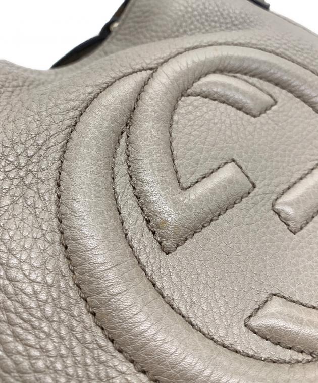 中古・古着通販】GUCCI (グッチ) ソーホー インターロッキングG グレー