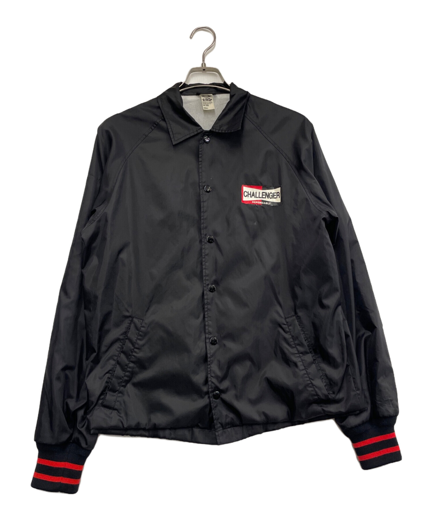 CHALLENGER コーチジャケット ブラック Mサイズ 中古・古着通販】CHALLENGER (チャレンジャー) コーチジャケット