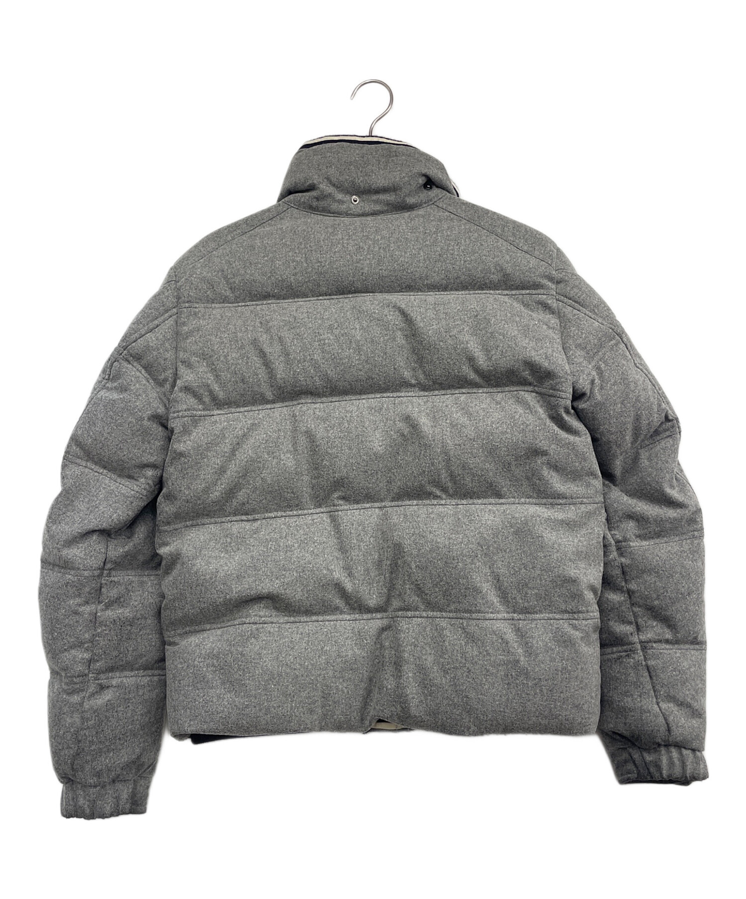MONCLERモンクレールダウンジャケットグレー クリーニング済M サイズ1 中古・古着通販】MONCLER (モンクレール) ダウンジャケット グレー