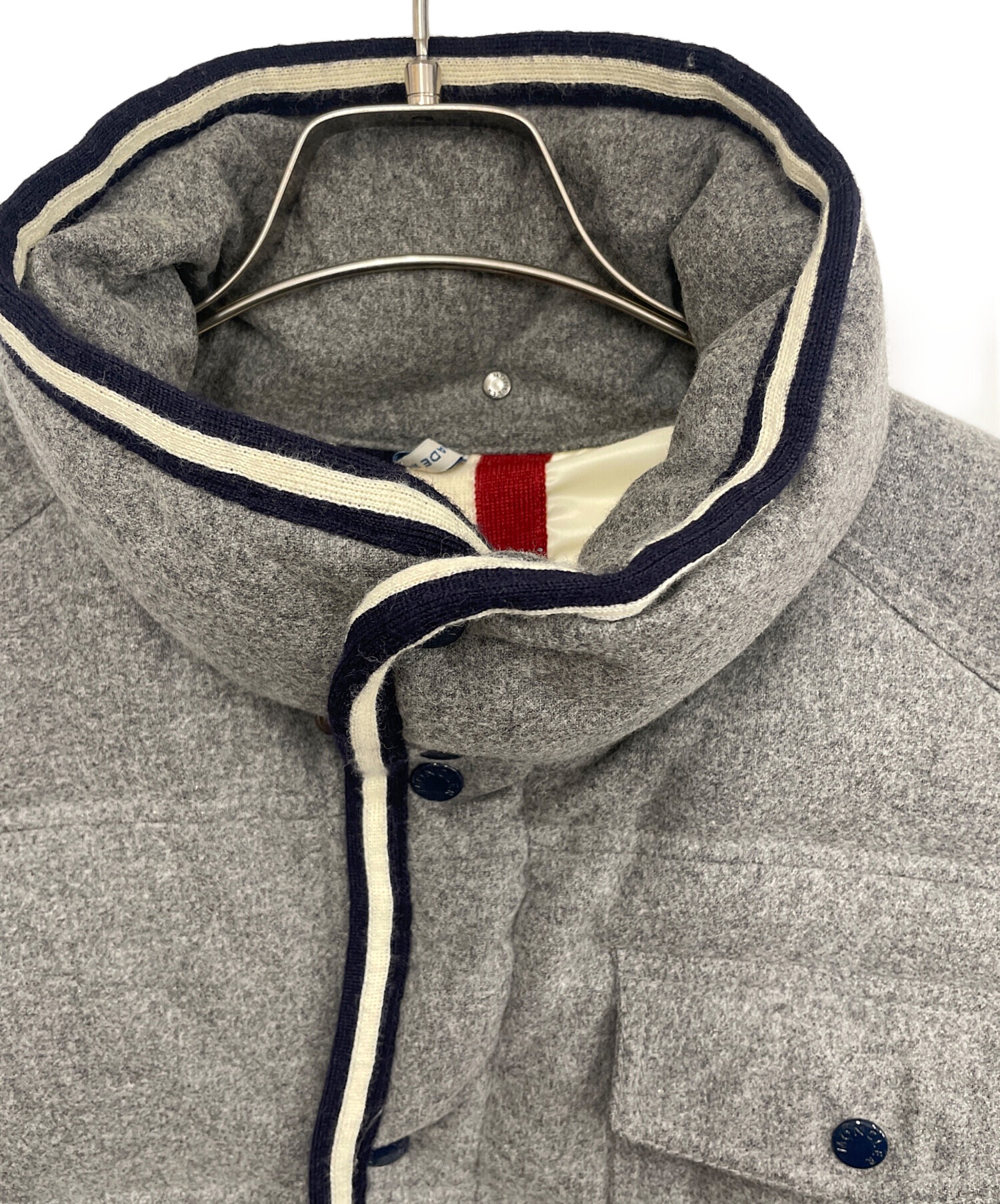 中古・古着通販】MONCLER (モンクレール) ダウンジャケット グレー