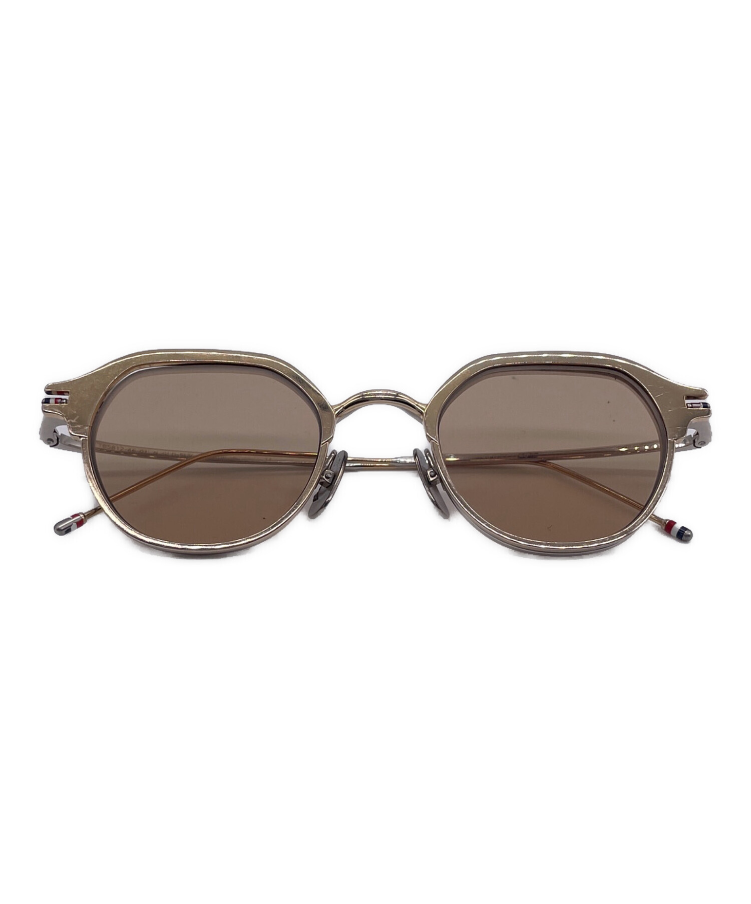 トムブラウン　THOM BROWNE サングラス 中古・古着通販】Thom Browne (トムブラウン) サングラス ゴールド