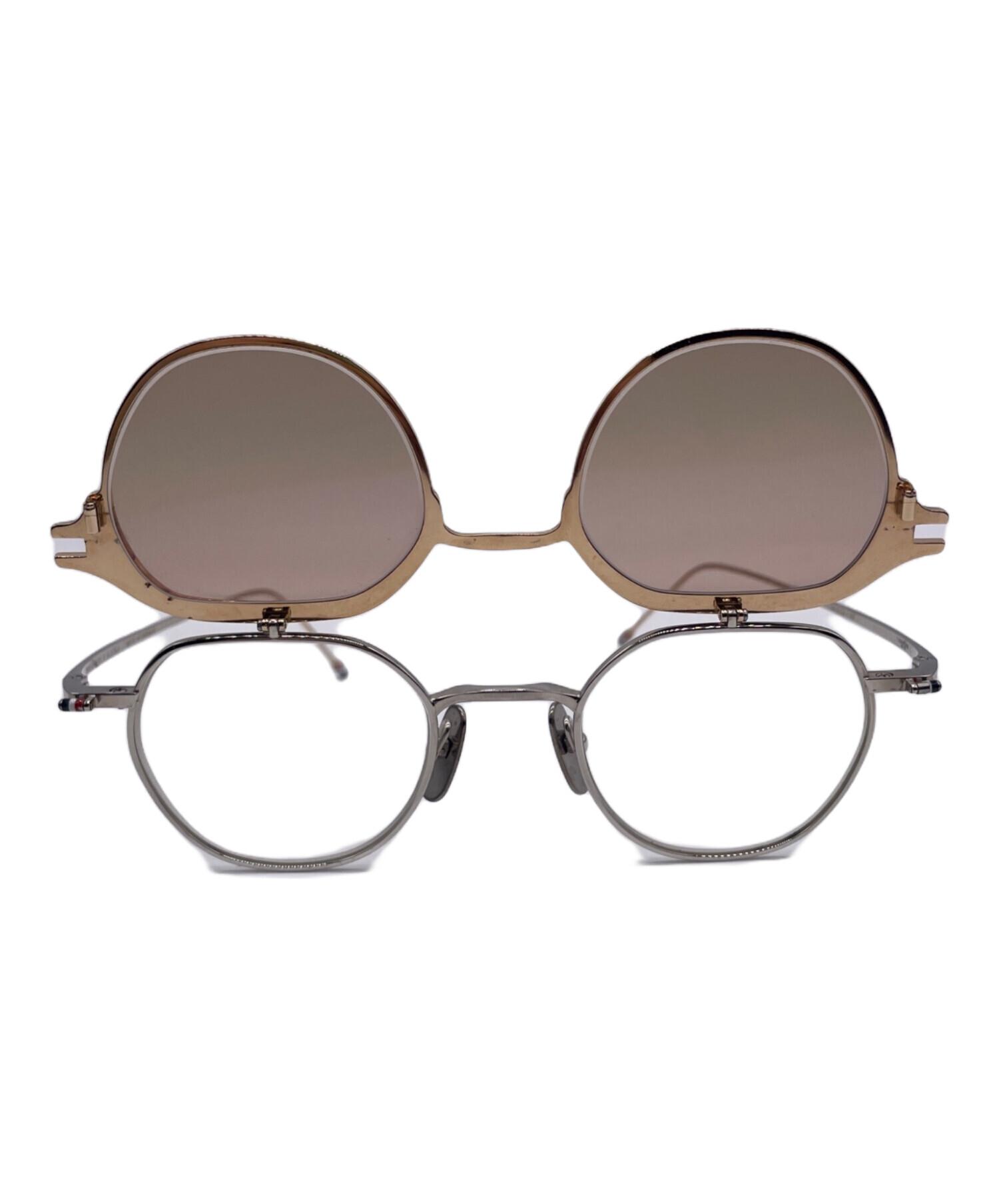 中古・古着通販】Thom Browne (トムブラウン) サングラス ゴールド