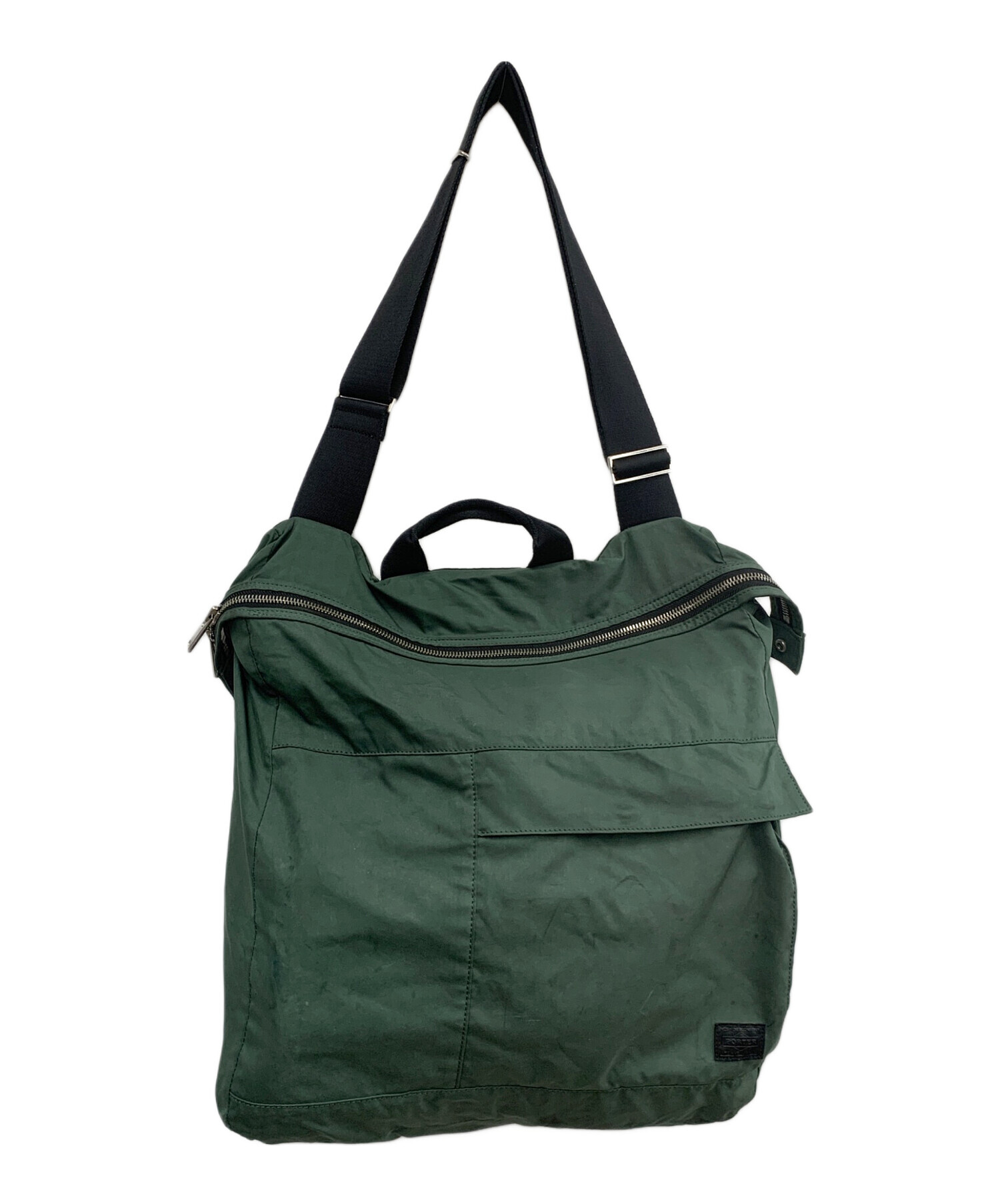 中古・古着通販】PORTER (ポーター) ショルダーバッグ オリーブ 