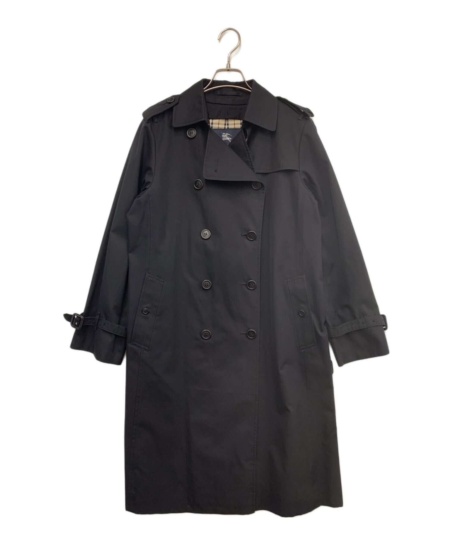 中古・古着通販】BURBERRY (バーバリー) トレンチコート ブラック