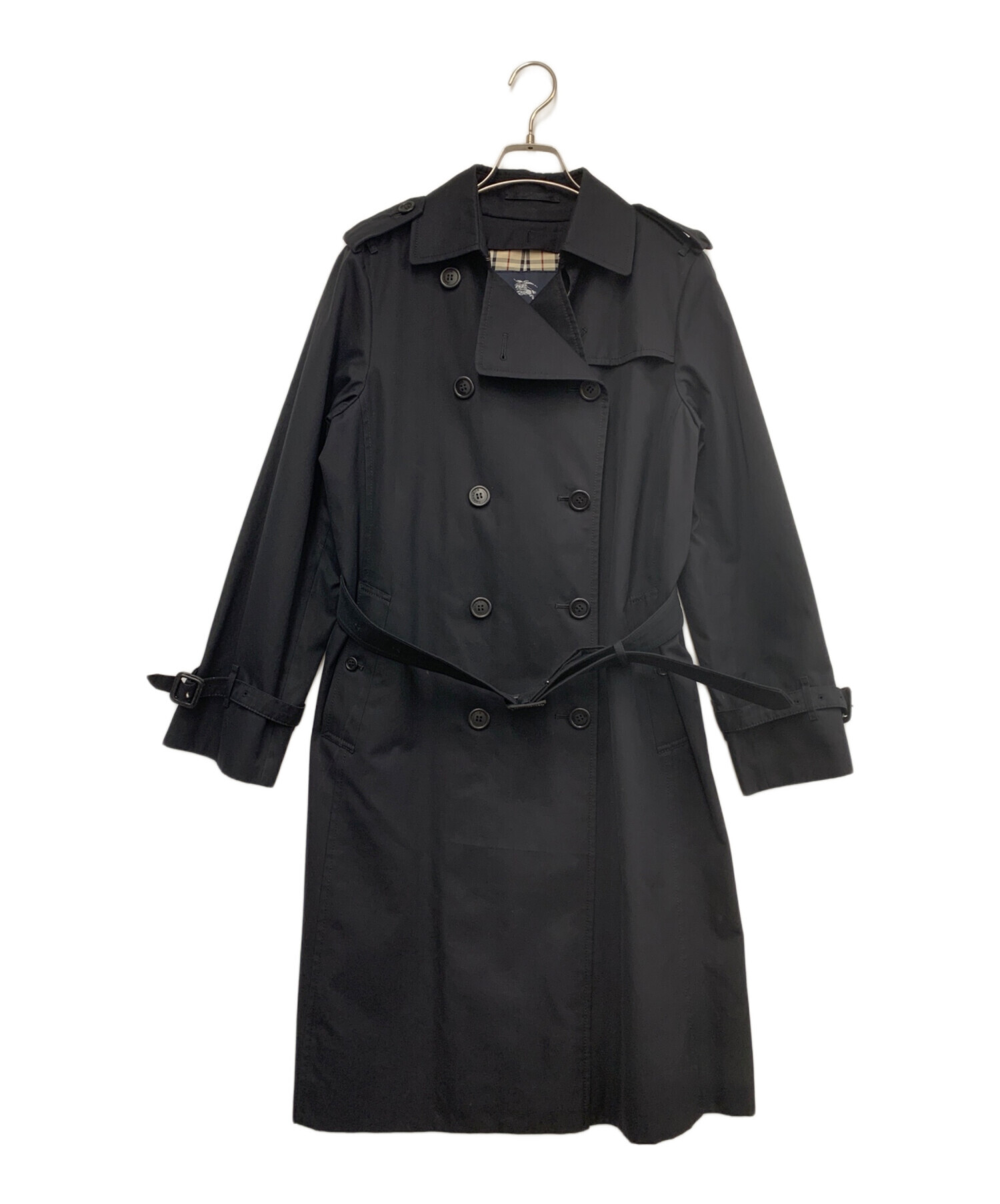 中古・古着通販】BURBERRY (バーバリー) トレンチコート ブラック