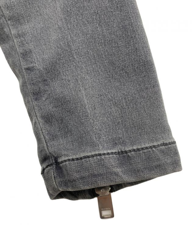 中古・古着通販】DIESEL (ディーゼル) デニムライダースジャケット