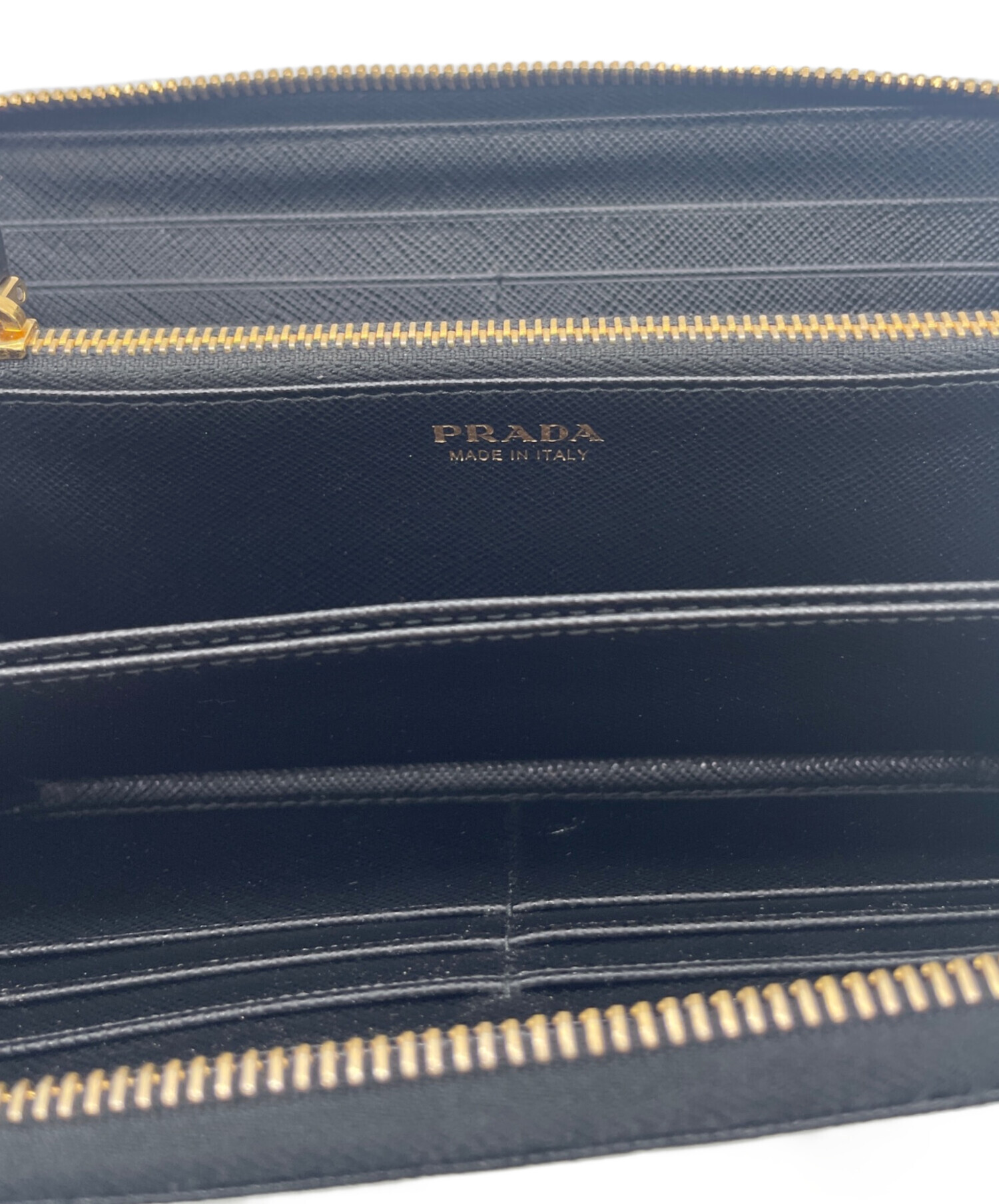 中古・古着通販】PRADA (プラダ) 長財布 ブラック｜ブランド・古着通販
