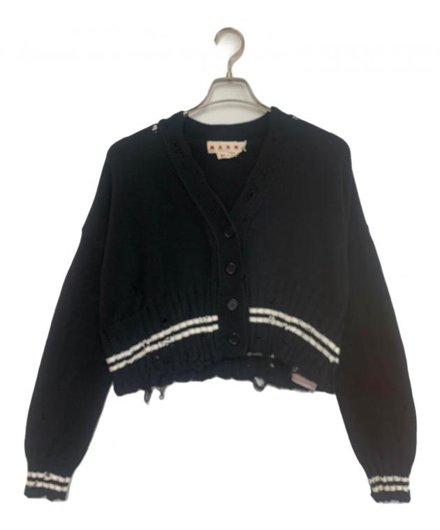 中古・古着通販】MARNI (マルニ) ダメージショートカーディガン