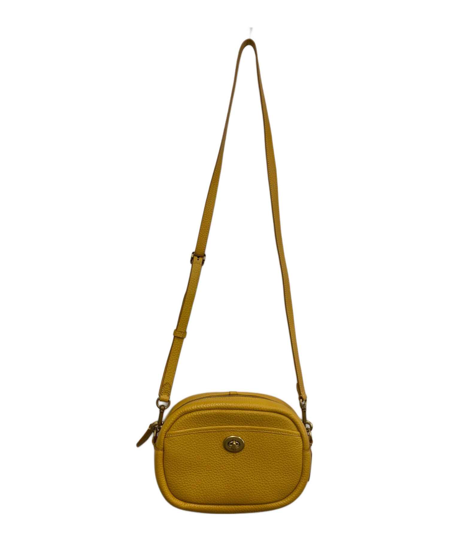中古・古着通販】COACH (コーチ) ショルダーバッグ イエロー｜ブランド