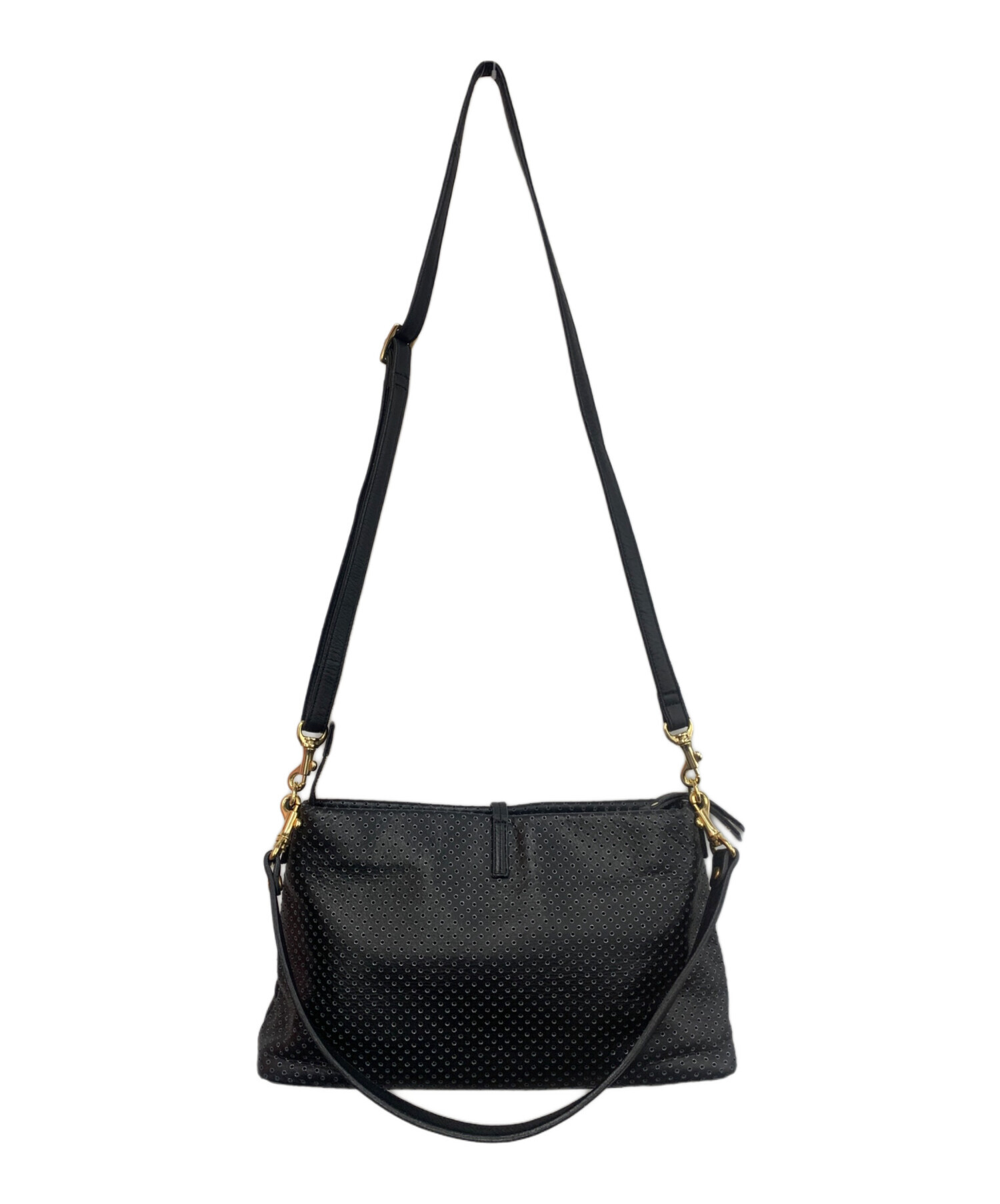 ♥美品♥ヴィオラドーロ♥ 中古・古着通販】VIOLAd'ORO (ヴィオラドーロ) 2WAYバッグ ブラック