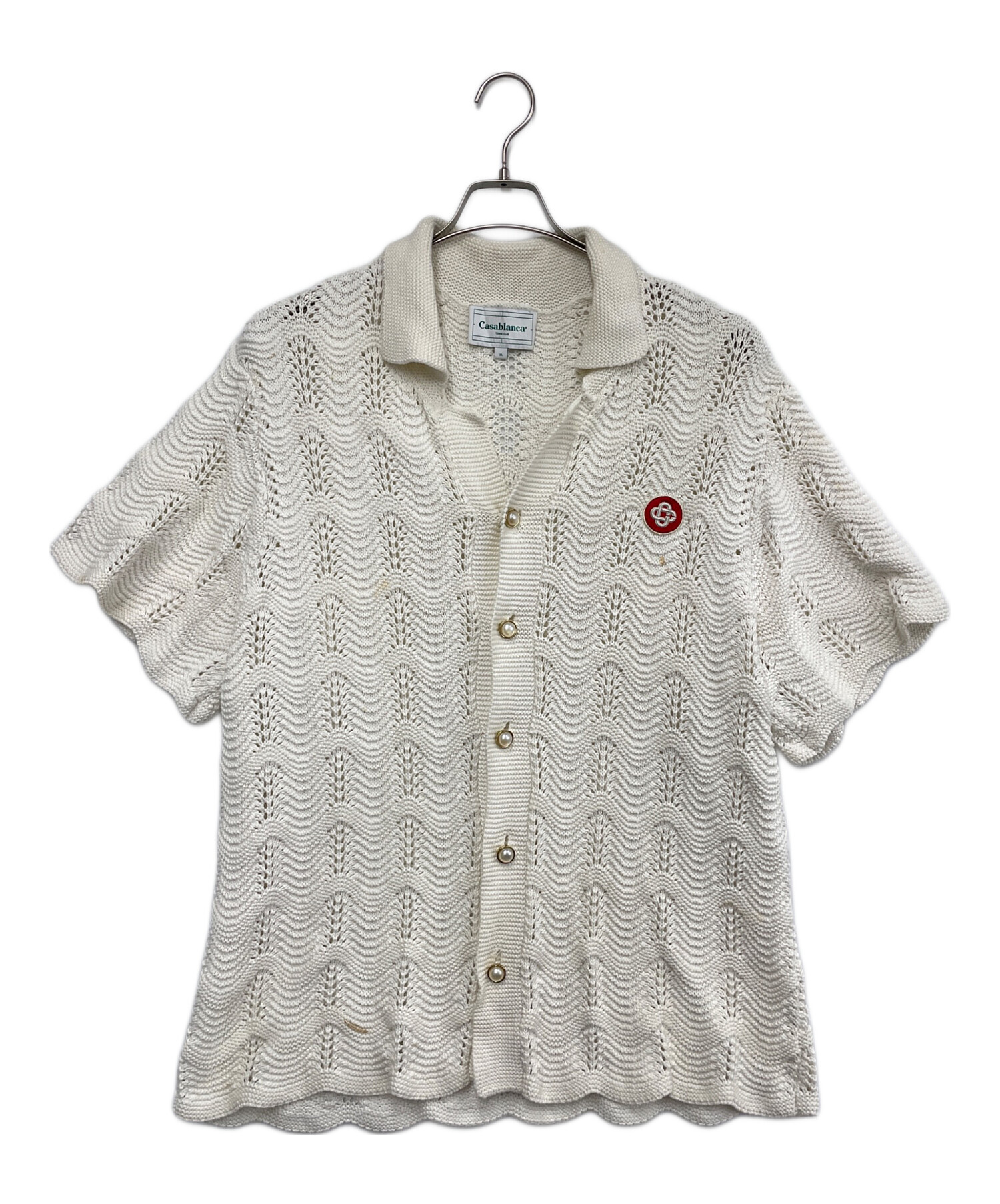 【正規品】Casablanca（カサブランカ)トリオンフドランジュ 半袖Tシャツ 中古・古着通販】CASABLANCA (カサブランカ) 半袖シャツ ホワイト