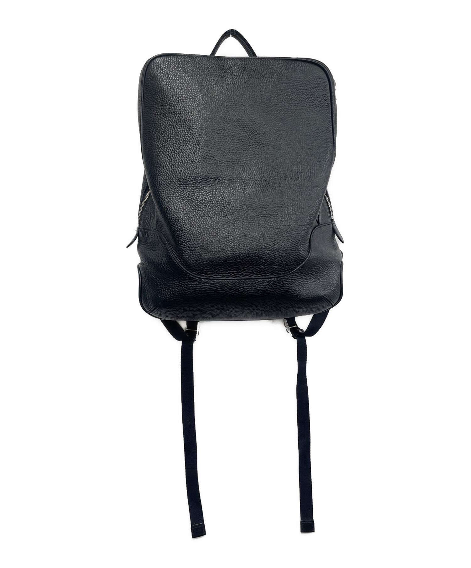 PELLE MORBIDA ペッレモルビダ リュック バックパック ネイビー 中古・古着通販】PELLE MORBIDA (ペッレモルビダ) レザーリュック