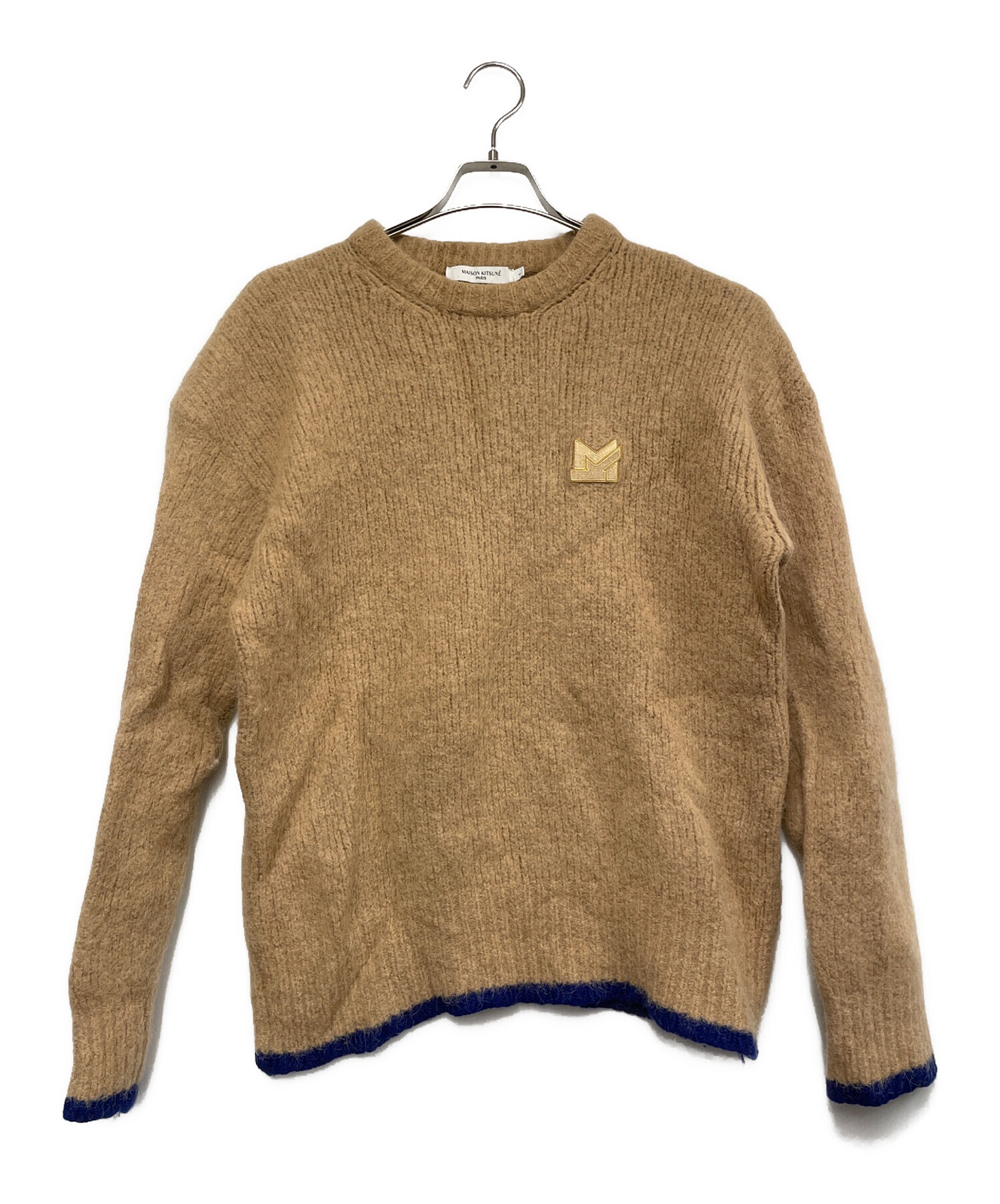 中古・古着通販】maison kitsune (メゾンキツネ) 厚手ニット ベージュ