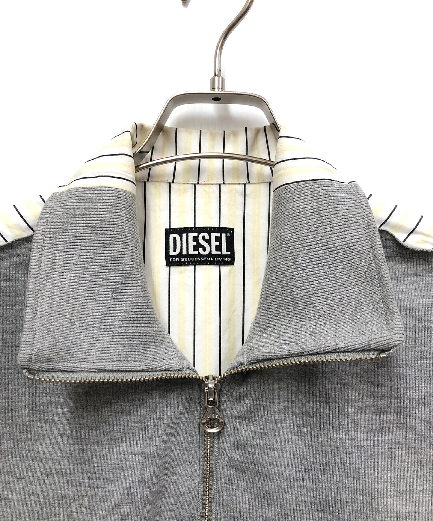 中古・古着通販】DIESEL (ディーゼル) S-GANDER-A SHIRT グレー サイズ