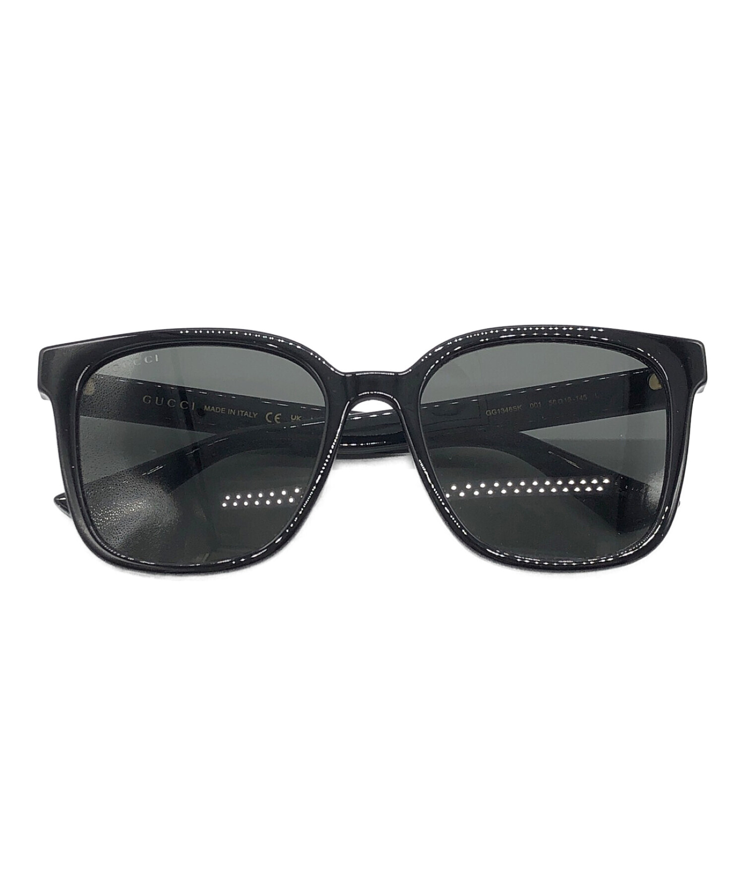 中古・古着通販】GUCCI (グッチ) スクエアサングラス ブラック サイズ 