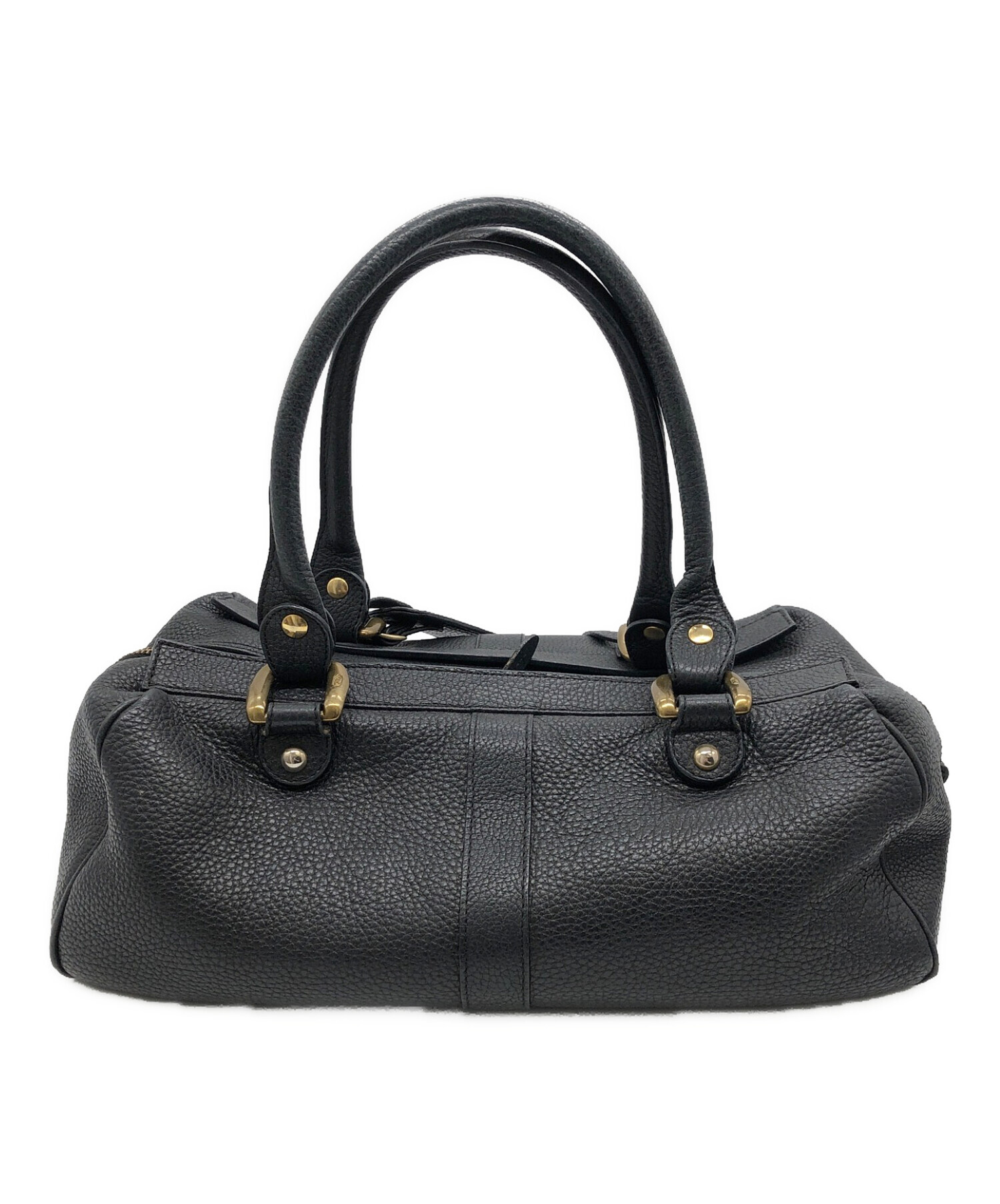 J&M DAVIDSON 黒ミニボストンバッグ J&M DAVIDSON 黒ミニボストンバッグ