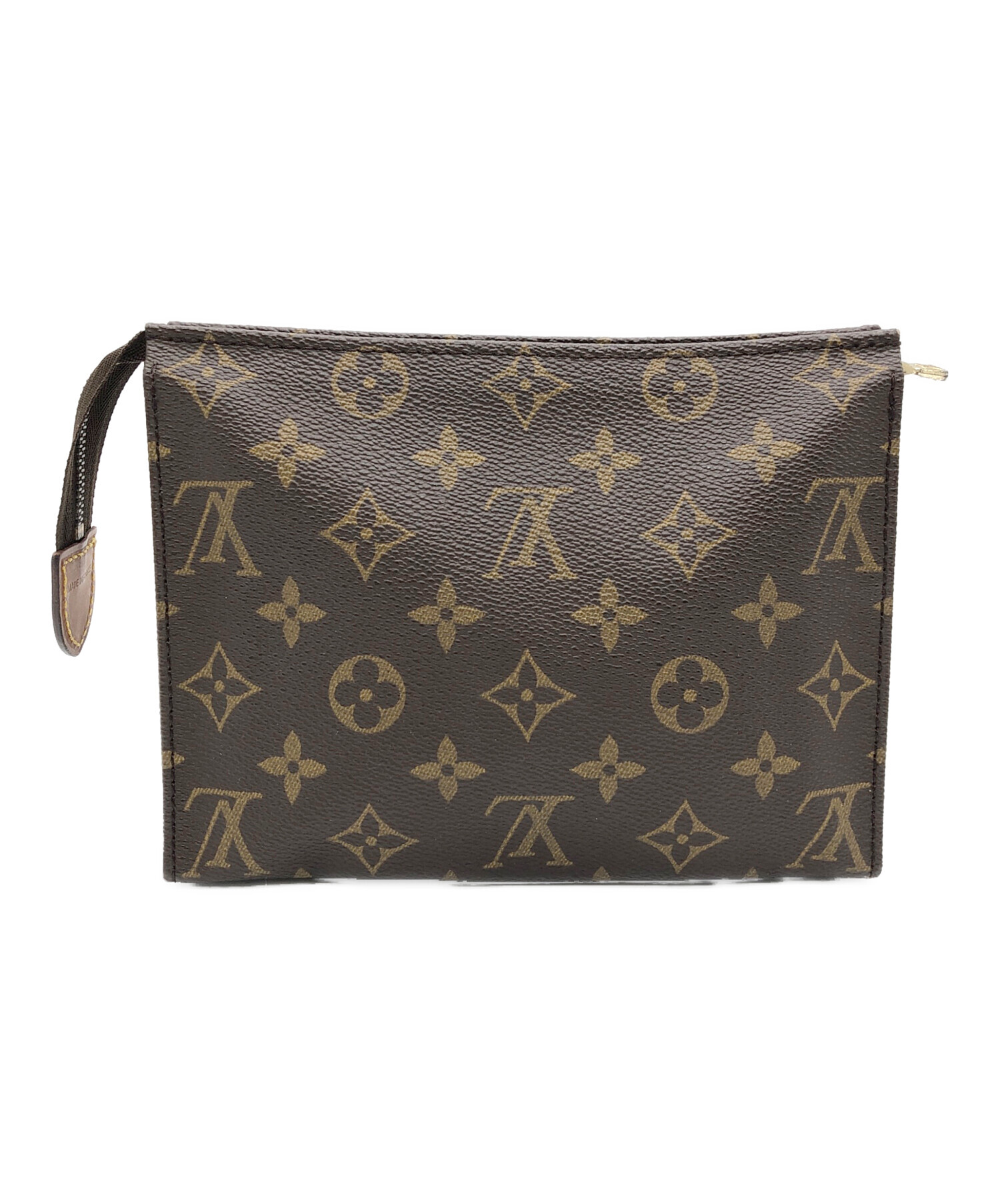 【正規品】ルイヴィトン モノグラム ポシェットトワレット19 ポーチ 中古・古着通販】LOUIS VUITTON (ルイ ヴィトン) ポシェットトワレット