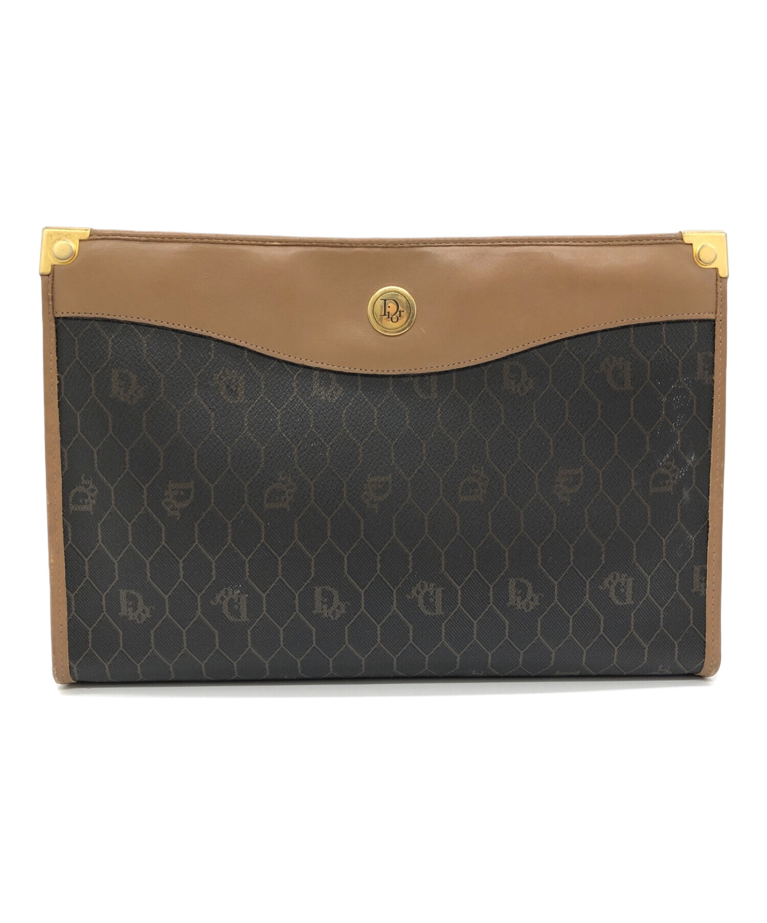 Christian Dior クラッチバッグ ブラウン/ベージュ 【公式通販】