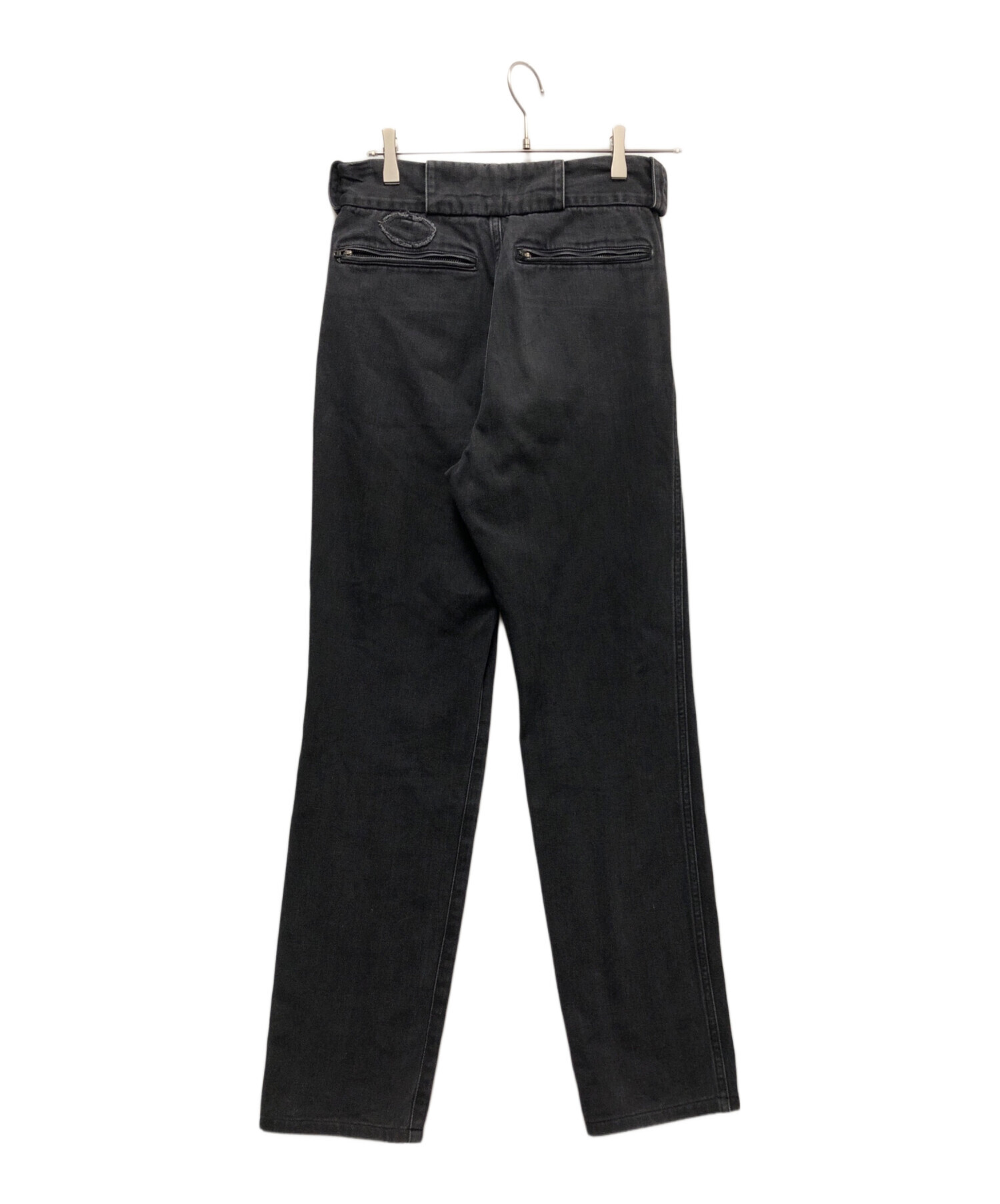 COMOLI コットンツイルライダーパンツ Size1 黒 COMOLIコットンツイルライダーパンツ（サイズ1）