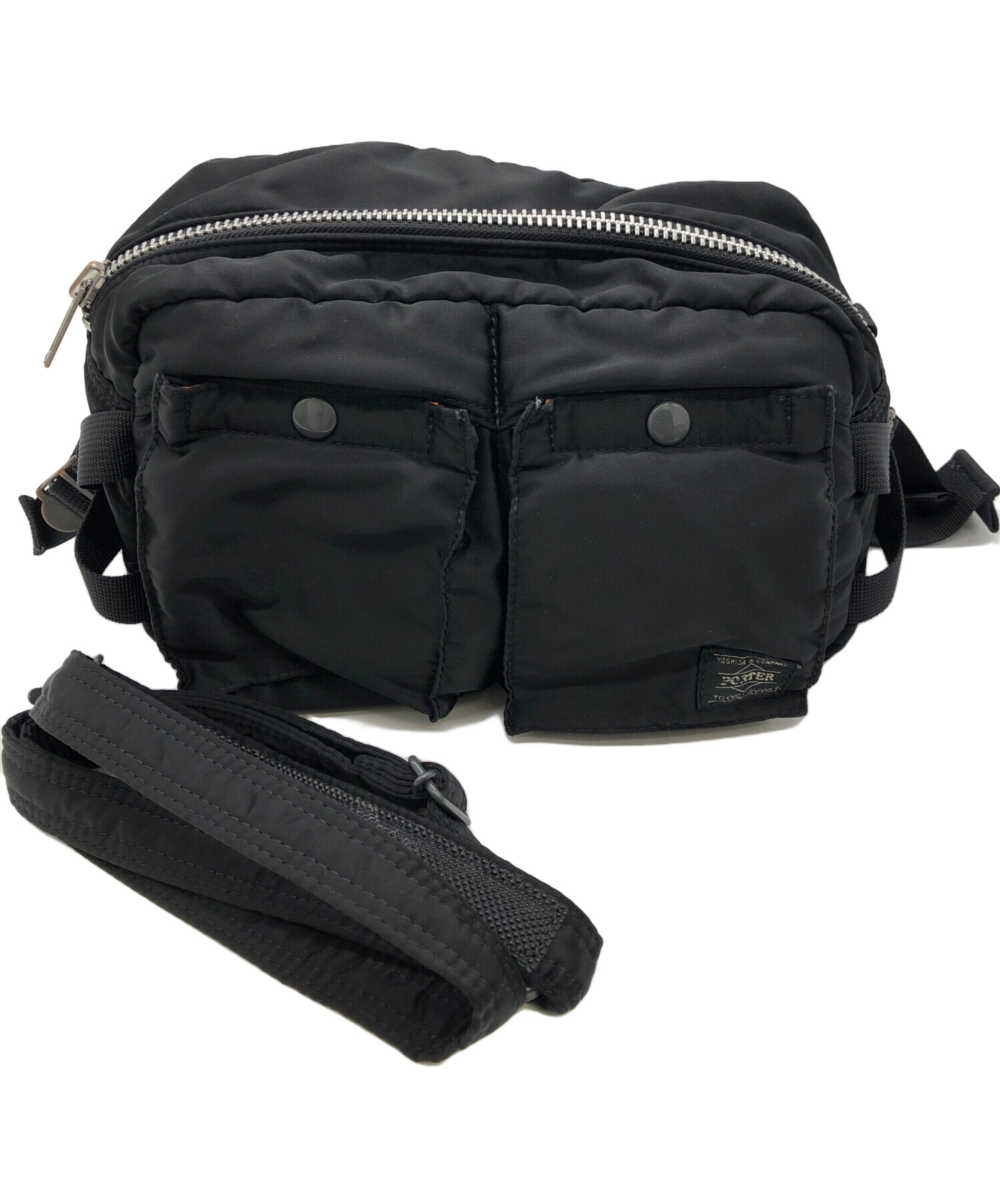 新品未使用　ポーター　ウエストバッグ 中古・古着通販】PORTER (ポーター) ウエストバッグ ブラック