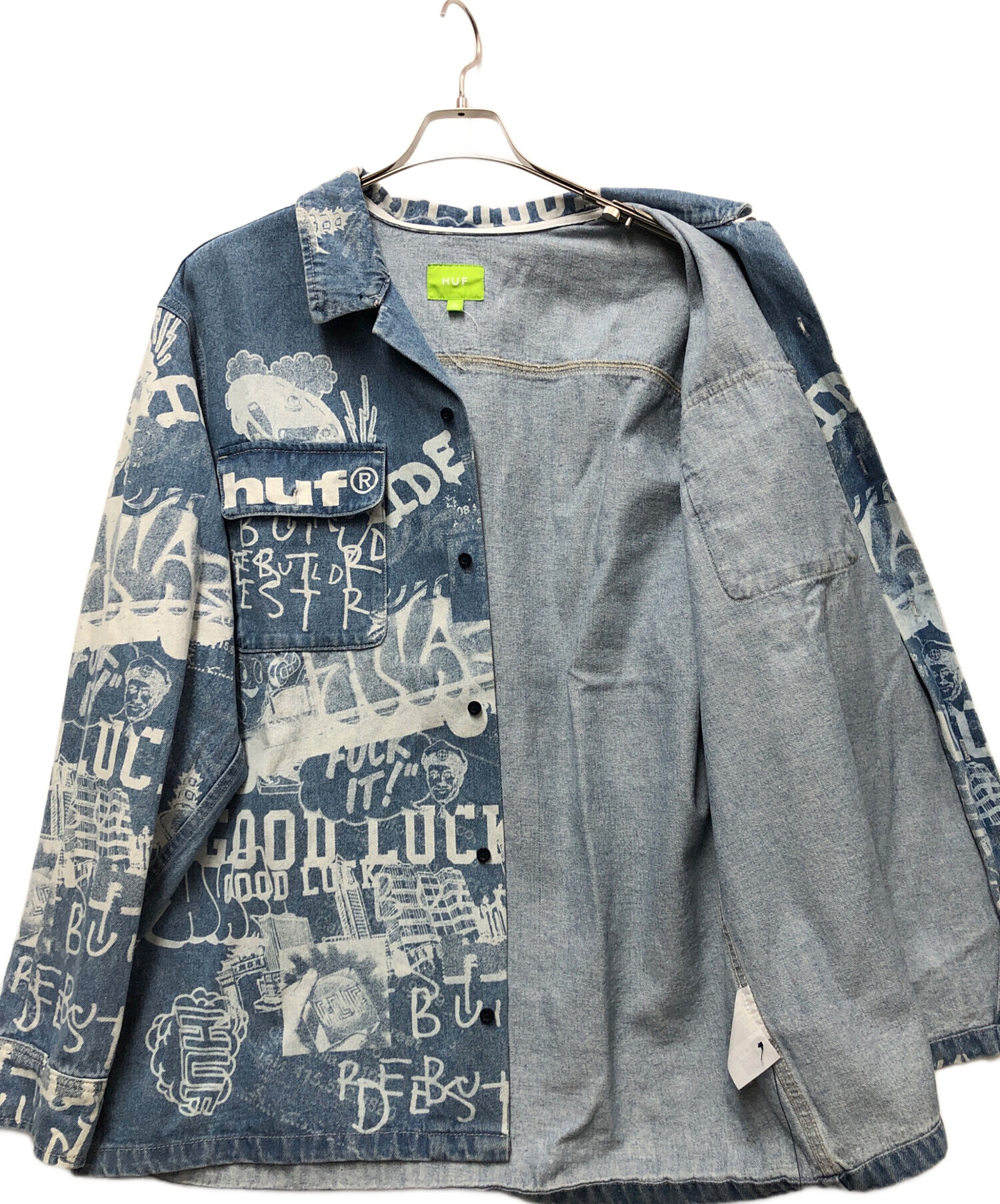 HUF デニム セットアップ TOKEN DENIM JACKET（デニムジャケット 
