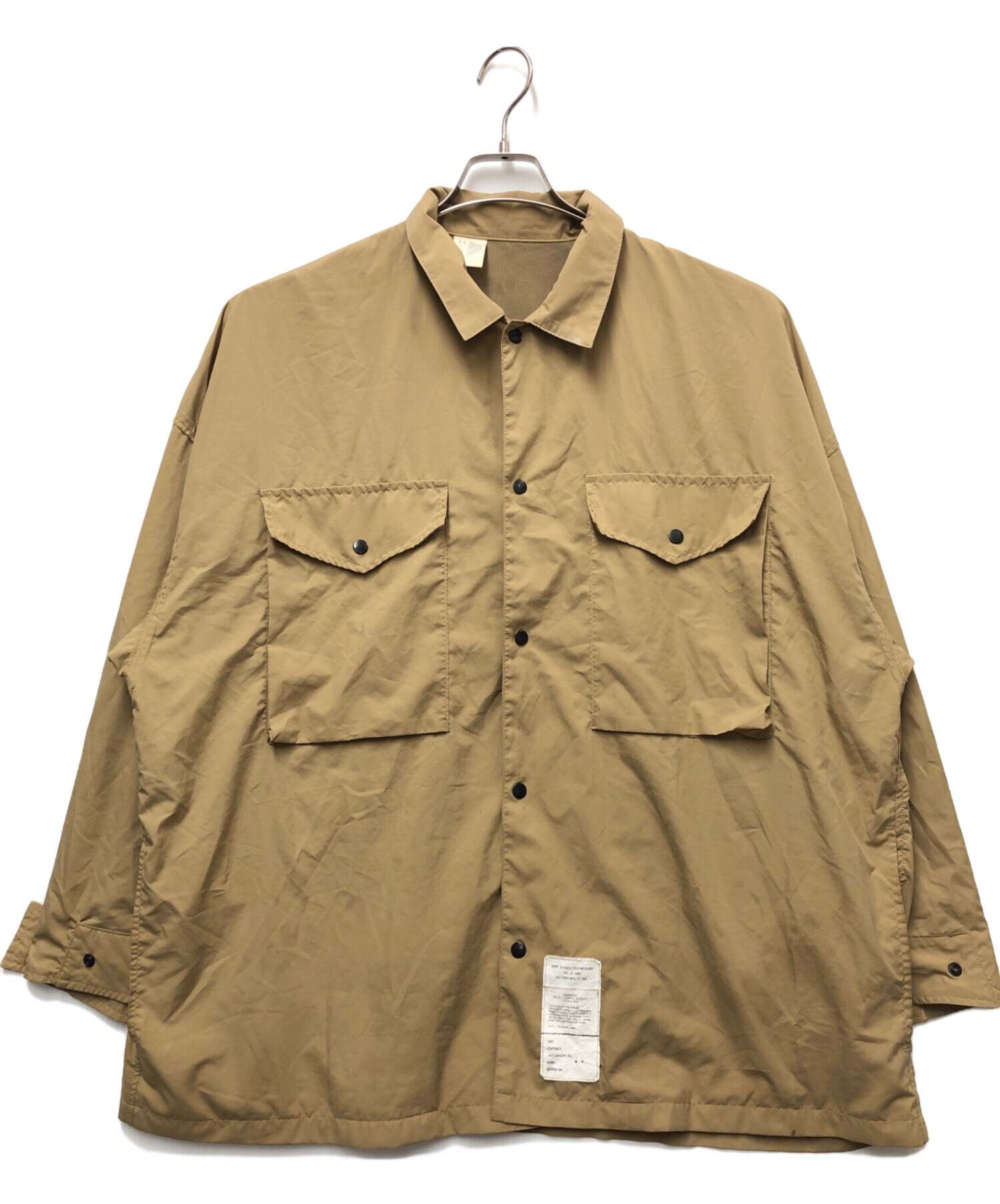 N.HOOLYWOOD (エヌハリウッド)ワークシャツ 中古・古着通販】N.HOOLYWOOD (エヌ ハリウッド) ナイロンワークシャツ