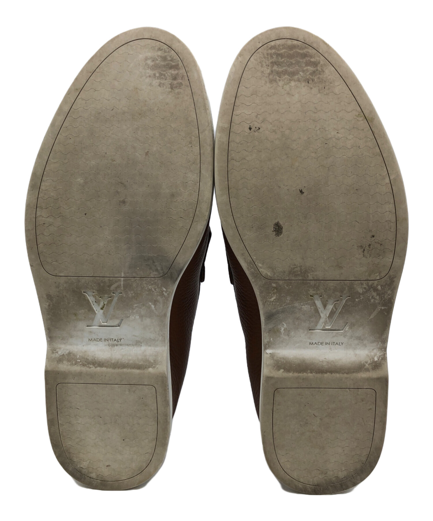 中古・古着通販】LOUIS VUITTON (ルイ ヴィトン) レザーローファー 