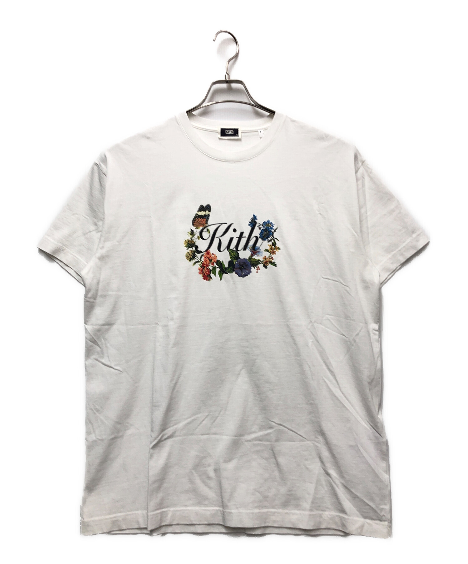 中古・古着通販】KITH (キス) 半袖カットソー ホワイト サイズ:M 中古・古着通販】KITH (キス) 半袖カットソー ホワイト サイズ:M