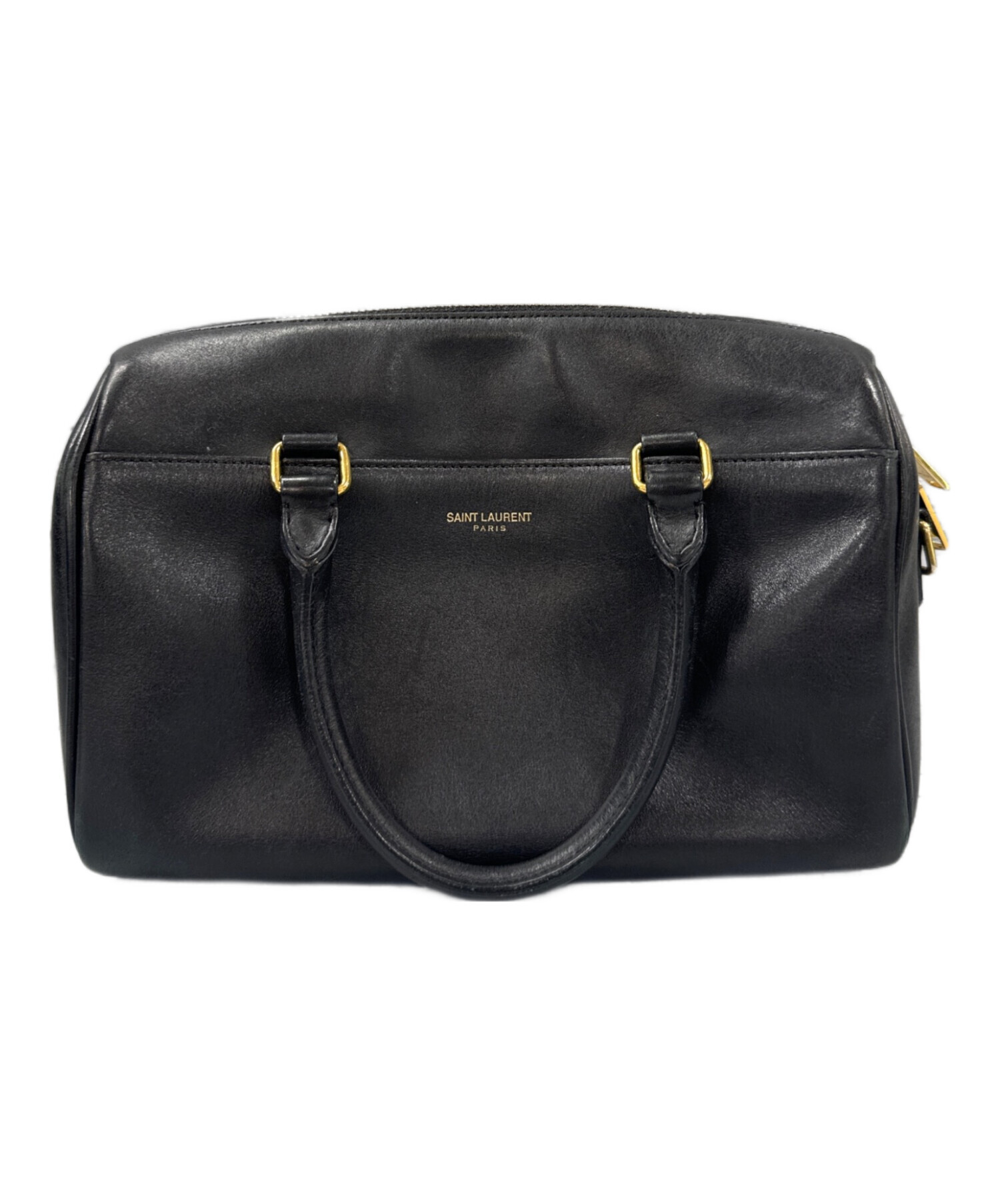 SAINT LAURENT PARIS サンローランパリ ハンドバッグ - 黒 【古着