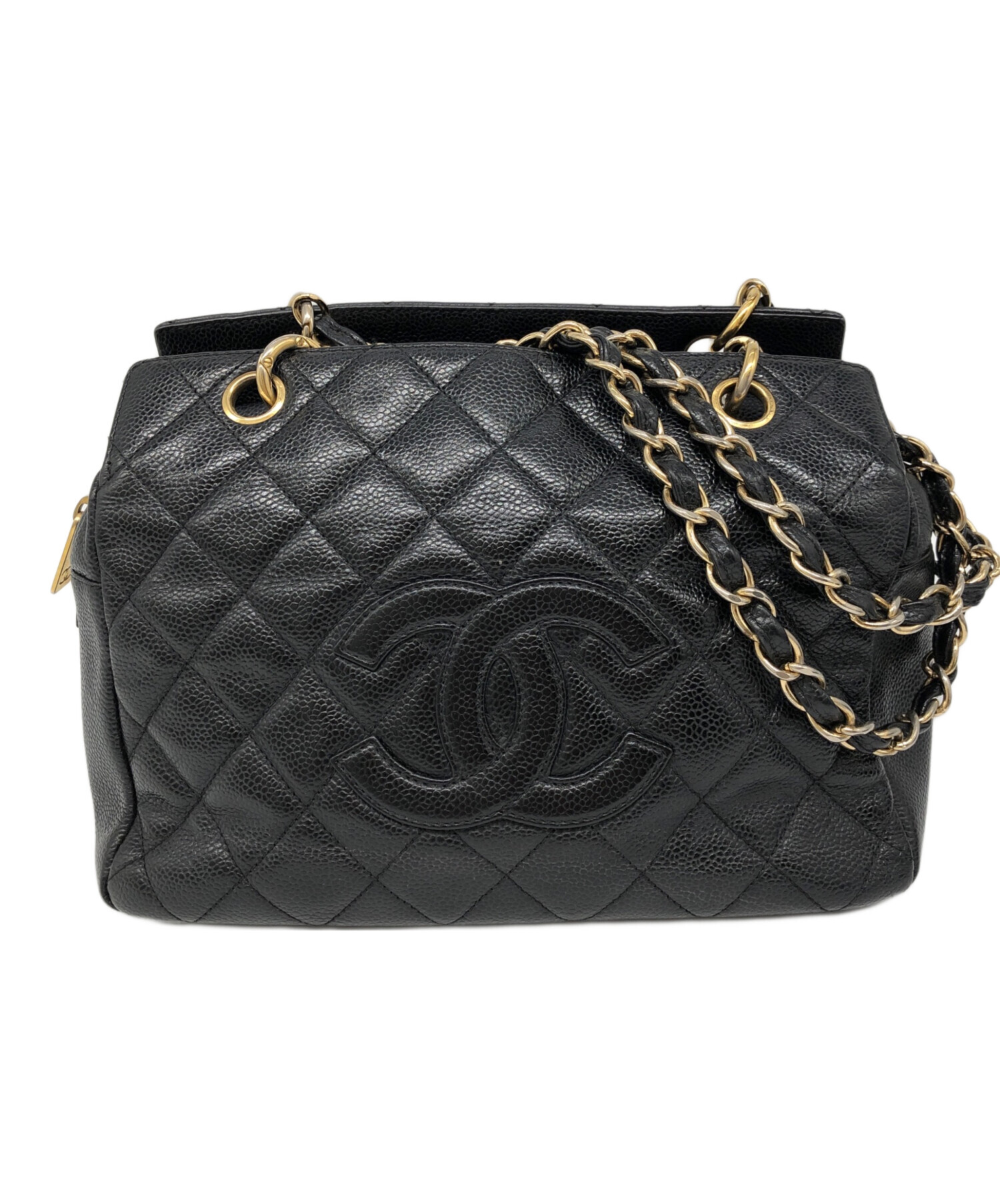 CHANEL ブラック ショルダーバッグ ジャンク品 CHANEL ブラック ショルダーバッグ ジャンク品 中古・古着通販】CHANEL
