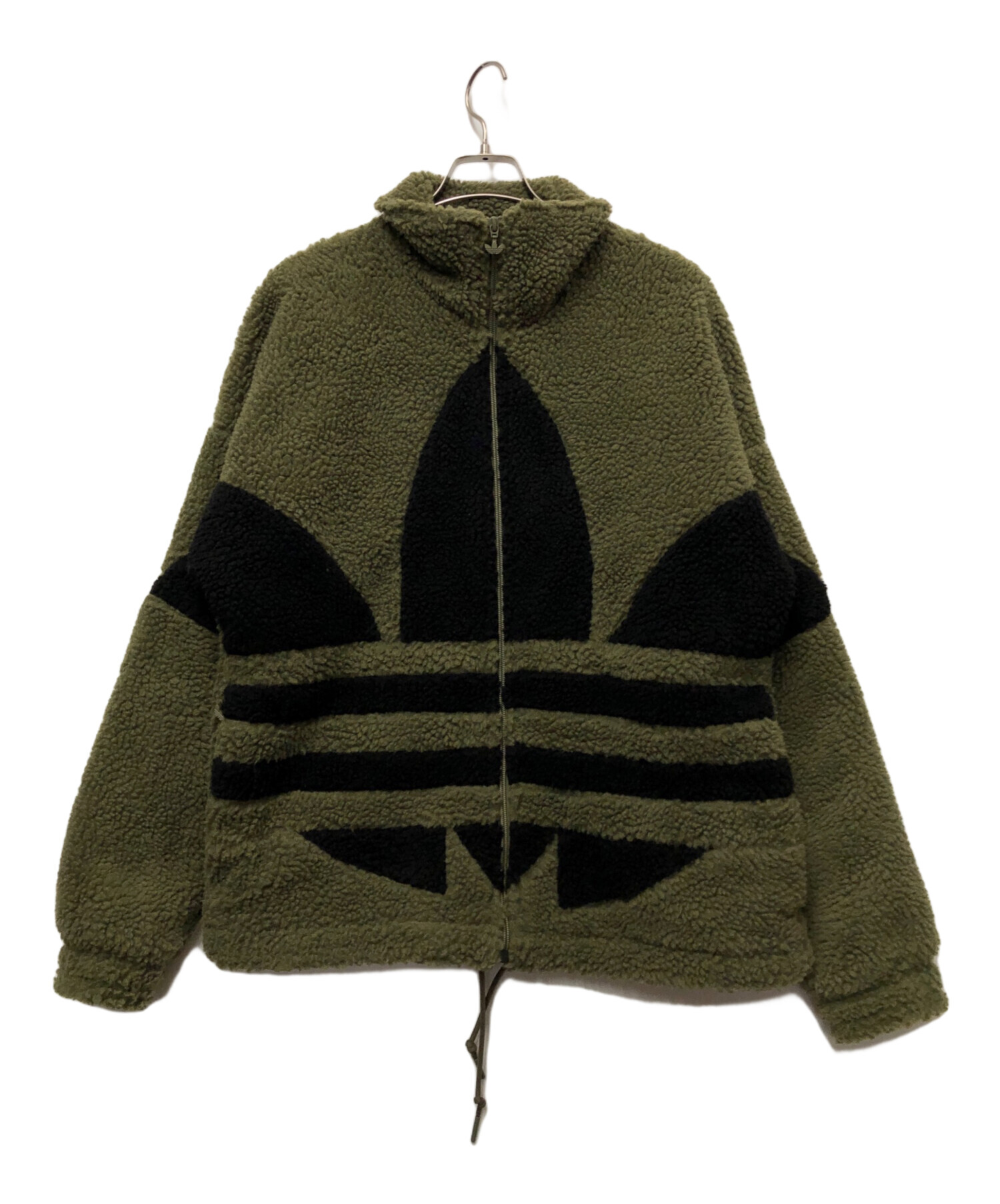 中古・古着通販】adidas (アディダス) シェルパジャケット グリーン 