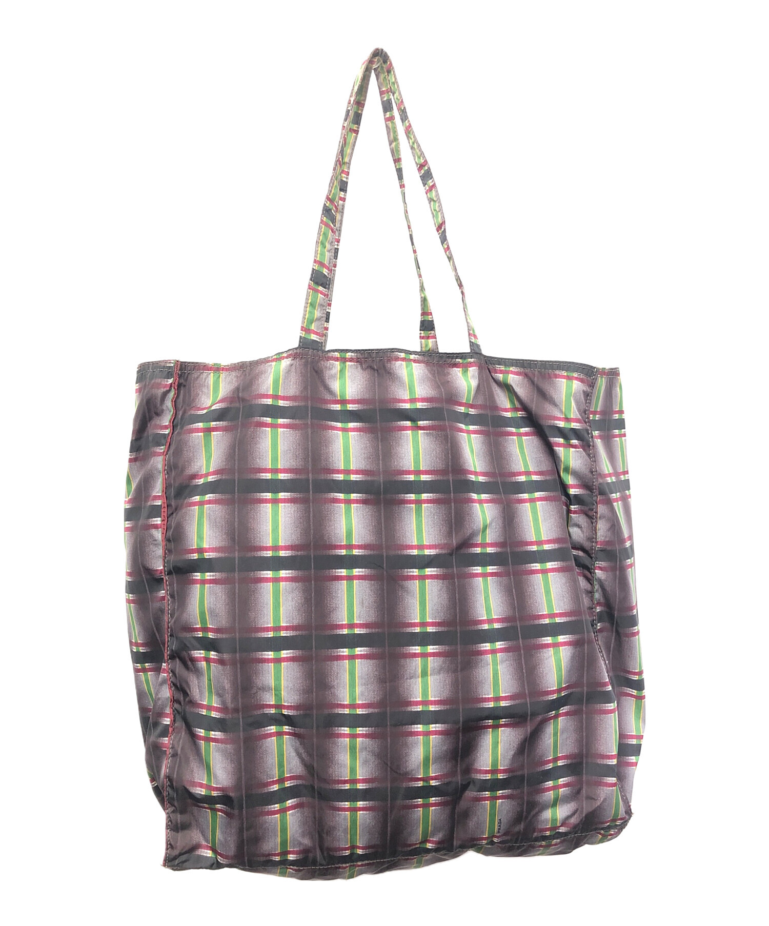 中古・古着通販】PRADA (プラダ) ナイロントートバッグ グレー 