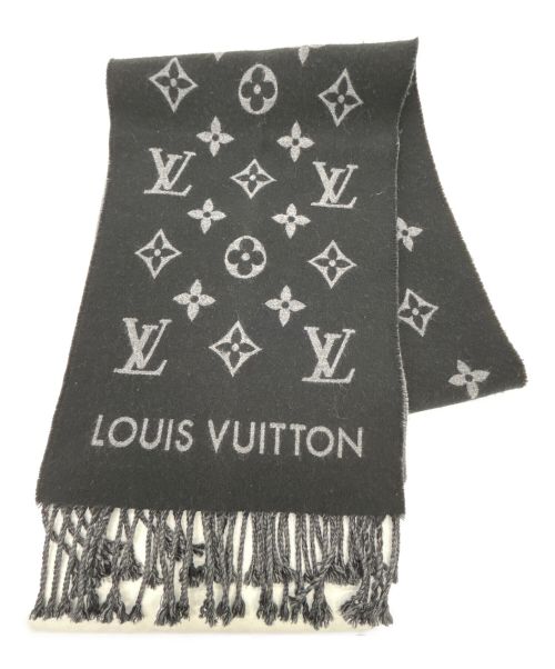 未使用　ルイ・ヴィトン　マフラー 中古・古着通販】LOUIS VUITTON (ルイ ヴィトン) マフラー ブラック