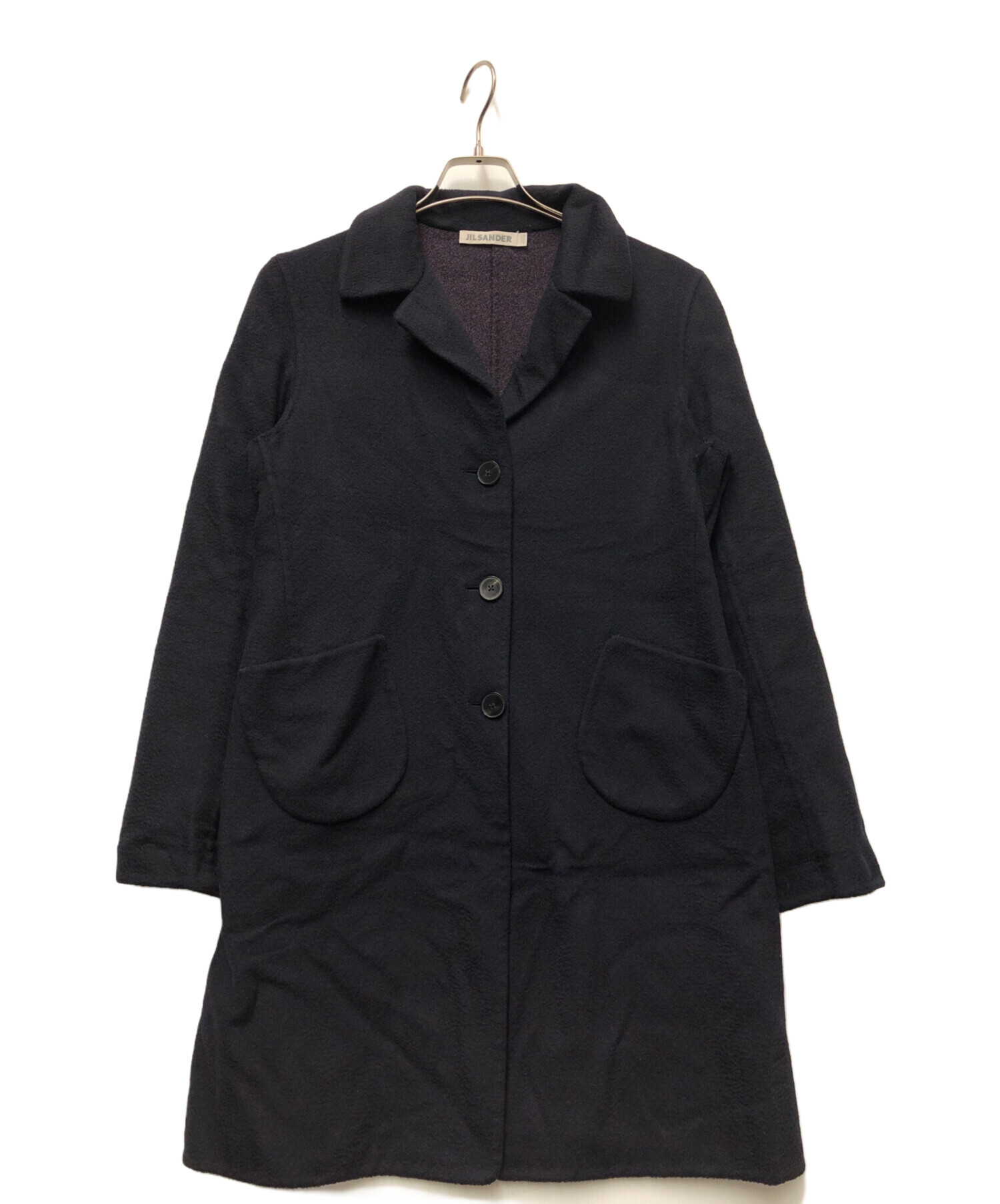 JIL SANDER ジルサンダー カシミヤ ステンカラー コート Y-248304 JIL SANDER（ジルサンダー） | ステンカラーコートの古着・中古通販