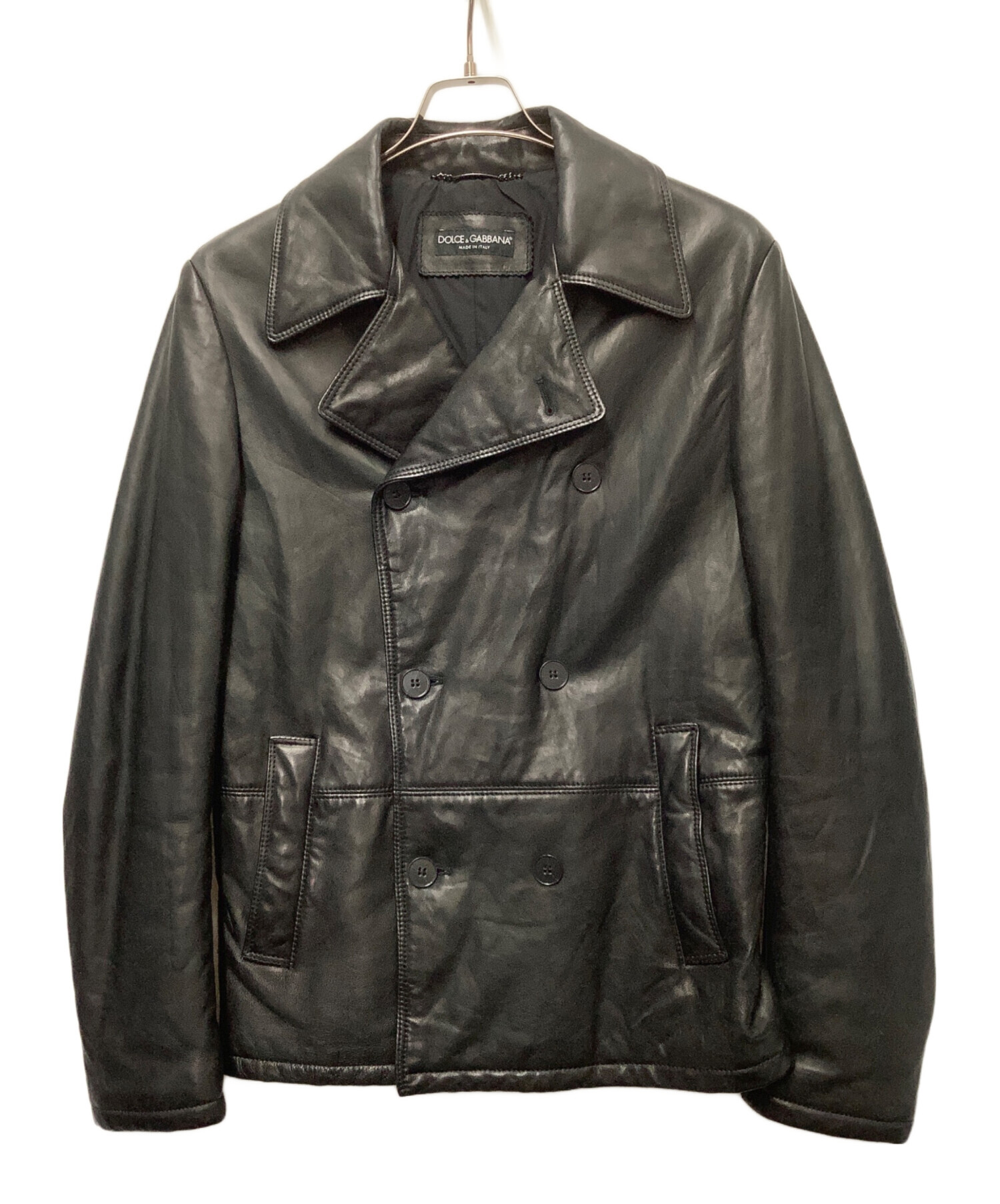 DOLCE & GABBANA ラムレザージャケット　美品 中古・古着通販】DOLCE & GABBANA (ドルチェ＆ガッバーナ) ラムレザー